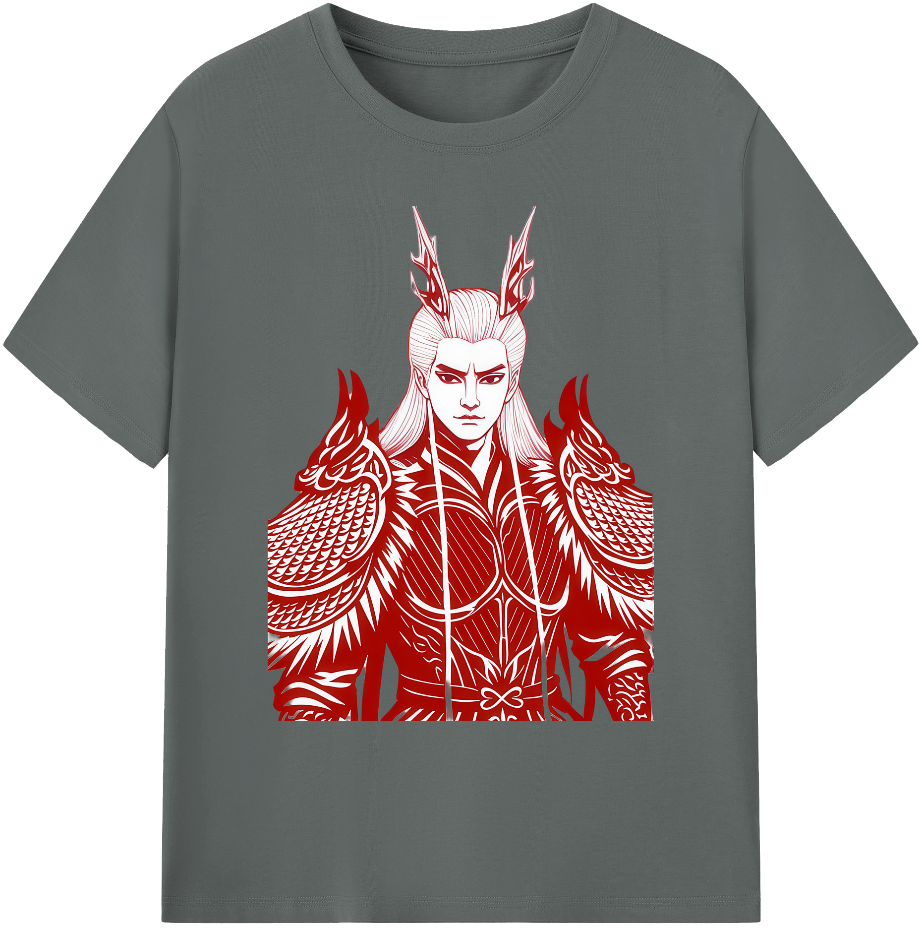（画像用） Ne Zha 2 ナタ 魔童の大暴れ 綿100％ メンズ半袖Tシャツ｜肌触りやわらか＆通気性